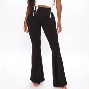 Ruched Butt Flare Pants